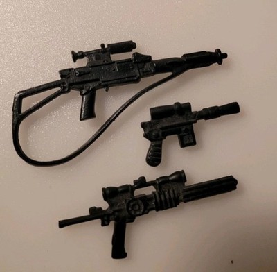 Three (3) 1980s GI JOE Action Figure Weapons 