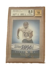 Devin Hester Topps Signatures Football Card Graded 8.5 10