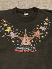 Nashville Tennessee Vintage Print T-Shirt Men, Size XL Black XL Country Music
