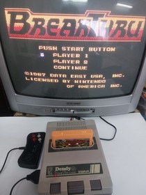Breakthru game cartridge from 90's for dendy junior, famicom, pegasus, subor etc