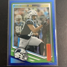 2025 Score - Jalen Coker #260/399! Blue Dot!! 