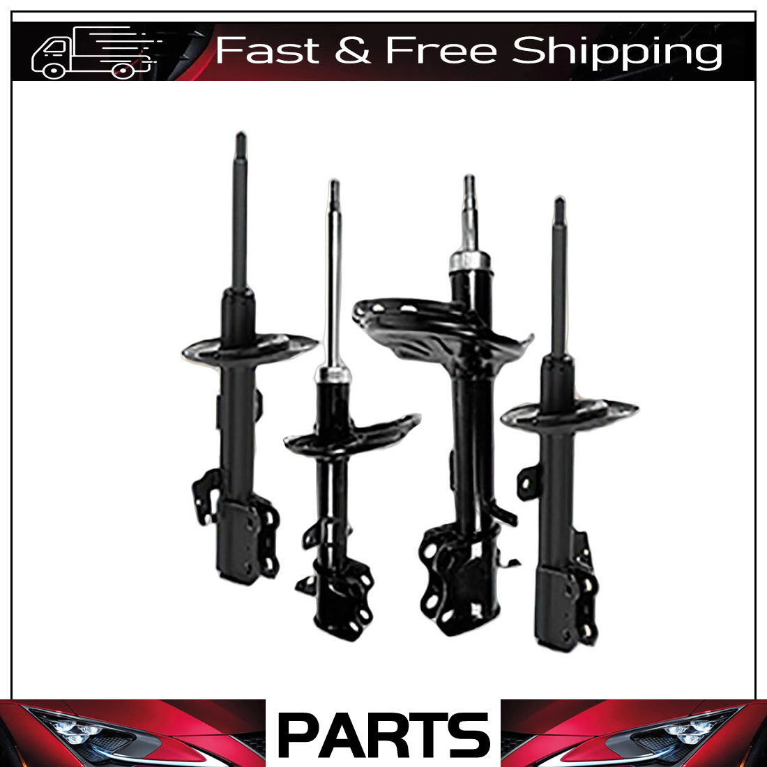 Monroe Suspension Front & Rear Struts Fits 2009-2015 Toyota Venza 4wd