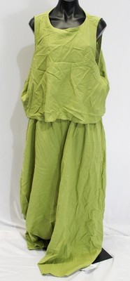 ASOS Women's Double Layer Open Back Jumpsuit AC2 Khaki Green Size 24 (U.S 20)