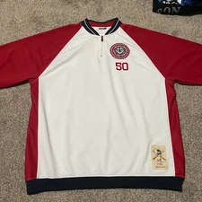 G Unit 50 Cent Official Zip Up Sweatshirt Pullover Red White