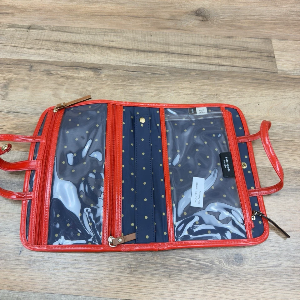 Bolso Vinilo Kate Spade New York Jumbo Dots Doble Capa Rosa Foto 3 de 4