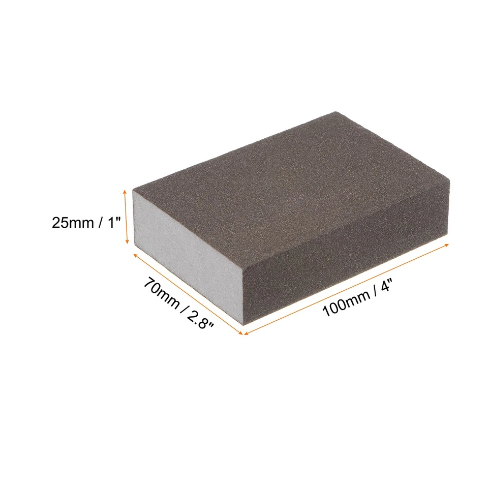 10pcs Superfine Sanding Sponge Blocks 800-1000 Grit Sanding Block, 100x70x25mm Foto 3 de 4