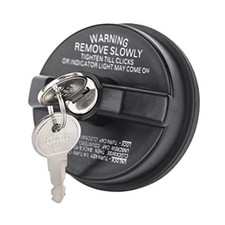 Locking Gas Cap W/2 Keys, Lock Fuel Cap Compatible With Chevy Honda Nissan
