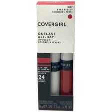 CoverGirl Outlast All-Day Lip Color with Moisturizing Topcoat 0.06/0.07 oz – New