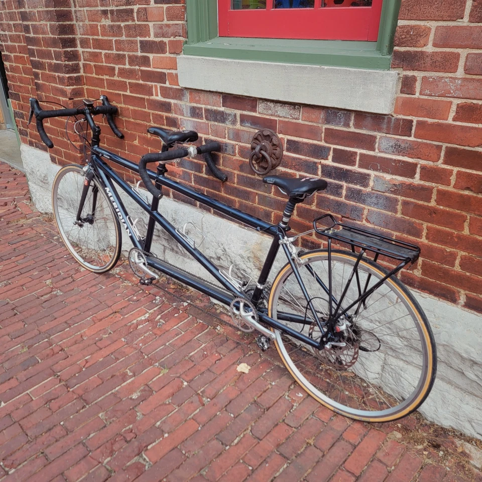 MERIDIAN Ascension 700C Road Tandem Bike Ultegra XT XTR Hügi Velocity EUC!!  i15 - Image 2 of 4