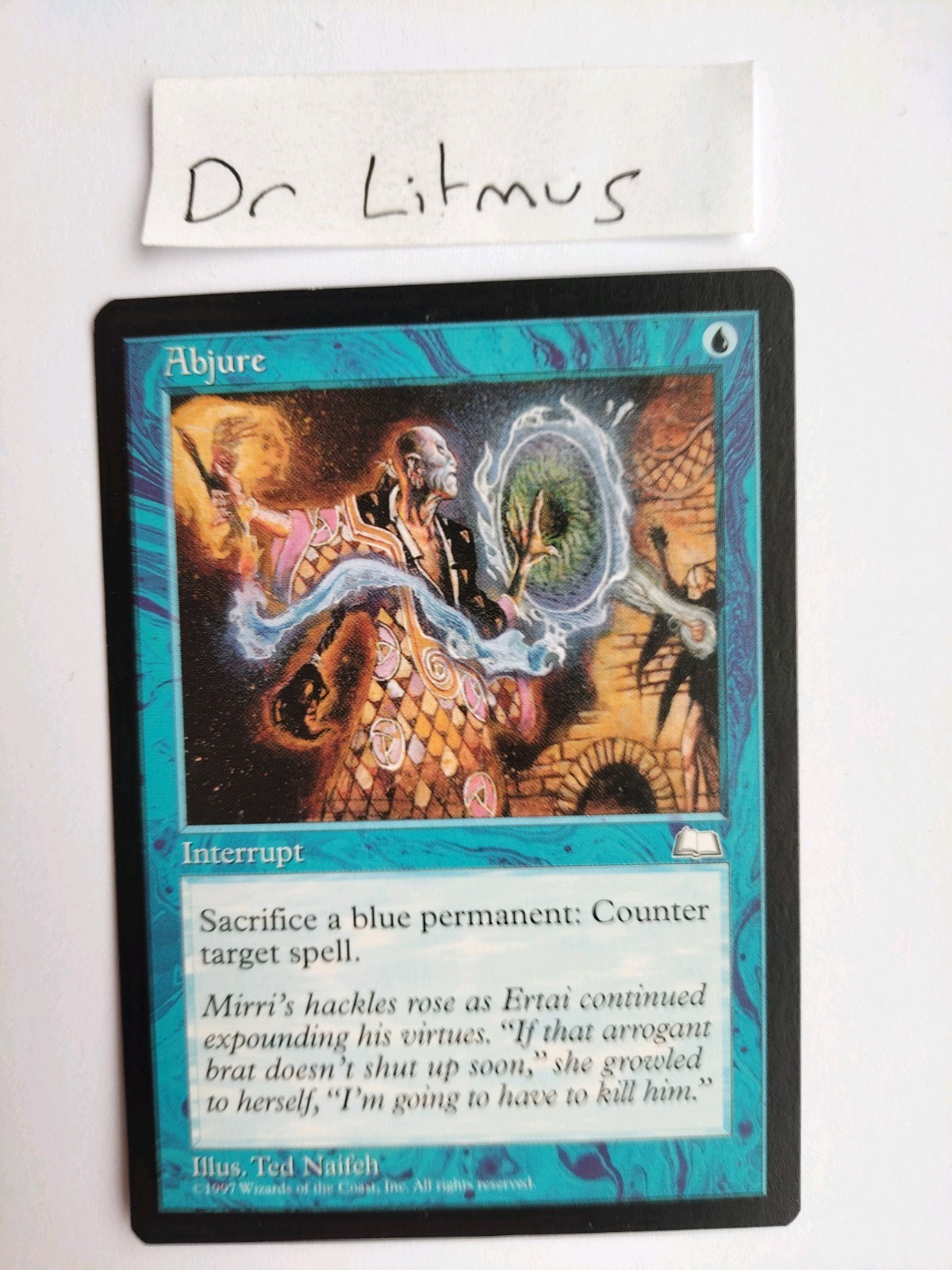 1x Abjure Weatherlight  MTG Great Condition