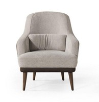 Sessel Design Couch Sofa Relax Braun Textil Lounge Polster Sitzer Luxus