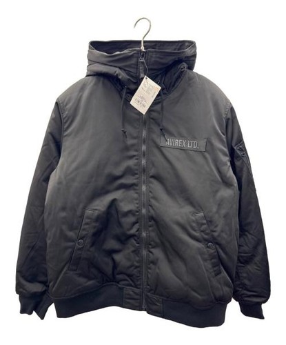 AVIREX Hooded Flight Jacket black 783-4252050