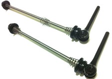 TITAN Alluminio SL Sgancio Rapido Bici MTB Nero (Set Front & Rear)