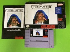 Chessmaster (Super Nintendo Entertainment System, 1991) SNES Cib Manual Tested
