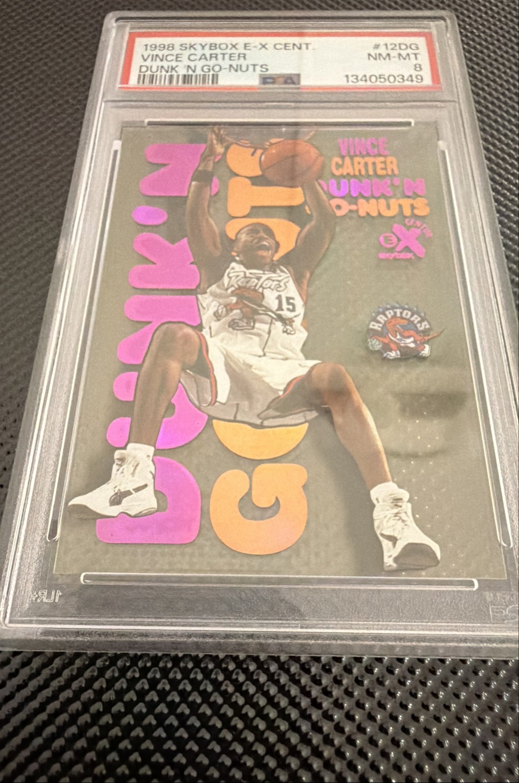 1998-99 Skybox E-X Century - Dunk'n Go-Nuts Vince Carter #12 DG (RC)