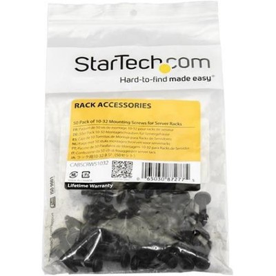 StarTech Server Rack Screws - 10-32 Screws - Rack Mount Screws - Network Rack