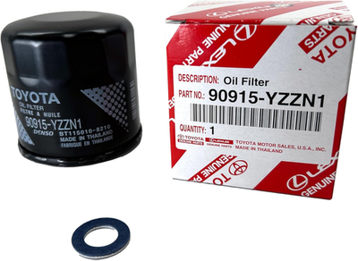 Genuine Oil Filter 90915-YZZN1 / 90915-YZZF2 with APSG Drain Plug
