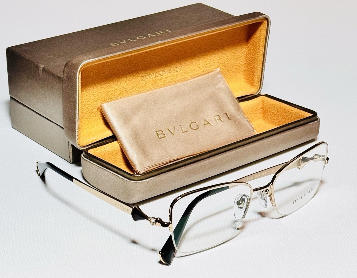 Bvlgari BV 2195-B 2014 Women Half Rimless Light Gold Eyeglasses