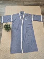 Christian Dior Monsieur Blue Cotton Men's Robe, One Size