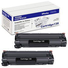 2PK Black Toner Cartridge For Canon 128 Imageclass D530 D550 MF4880dw MF4890dw