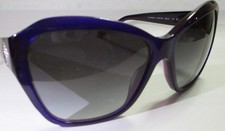 RALPH LAUREN DARK PURPLE SUNGLASSES 58-15 130 3NL WOMEN'S SUN GLASSES, ITALY