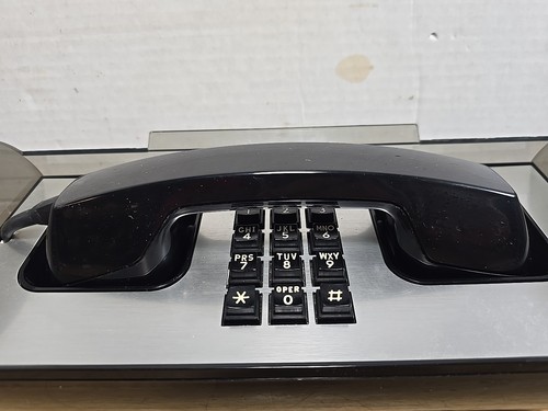 Telefono Western Electric Telstar Space Age anni 70 vintage Roll Top Lucite MCM - Foto 4 di 16