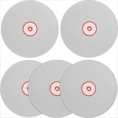 5PCS Diamond Polishing Disc Set 8'' x 1/2'', Diamond Flat Lap 60/260/600/1200/2...