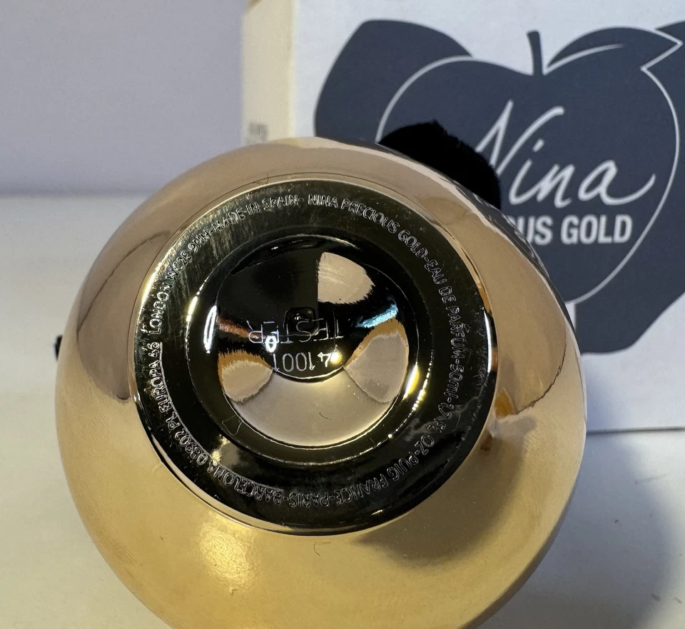 NINA PRECIOSO GOLD por Nina Ricci EDP SPRAY 1.7 Fl Oz 50 ml PROBADOR NUEVA CAJA ABIERTA Foto 3 de 4