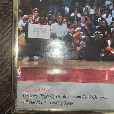 Rare Vintage 1988 NBA MVP Slam Dunk Champion Michael Jordan Nike