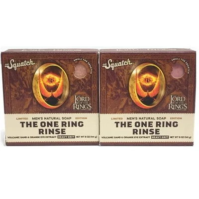 (2 PACK) Dr. Squatch The One Ring Rinse Bar Soap Limited Edition