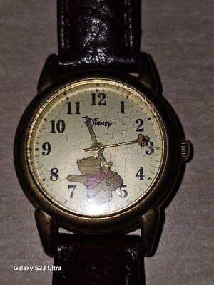 Vintage RARE Disney Winnie The Pooh Watch MU0116 Wrist Watch Disney SII Winnie The Pooh watch MU0116 water resistant  main image 3