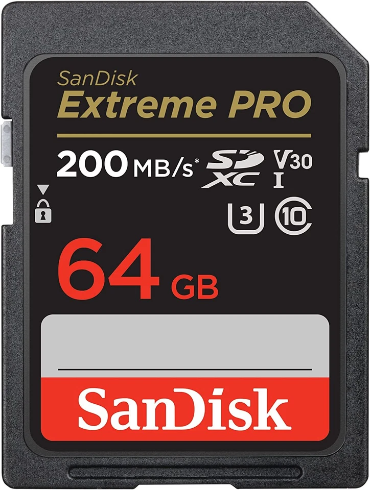 Sandisk Extreme Pro SD Card 64GB 128GB 256GB 512GB 1TB Memory Card Canon Nikon - Image 3 of 4