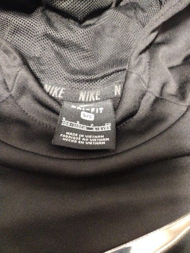 Nike Child Sz 5 Small Dri Fit Black Fleece inside Good Condition Pull On - Picture 6 of 13