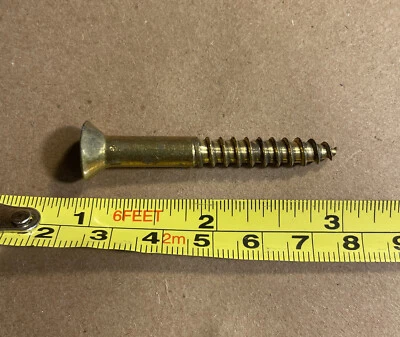 # 8 X 2-Inch Brass Flat Head Phillips Wood Screws 100 pack