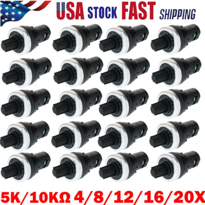 4-20 Pack LA42DWQ-22 22mm Panel Mount Potentiometer, 5K/10K Ohm, 2W 250V USA