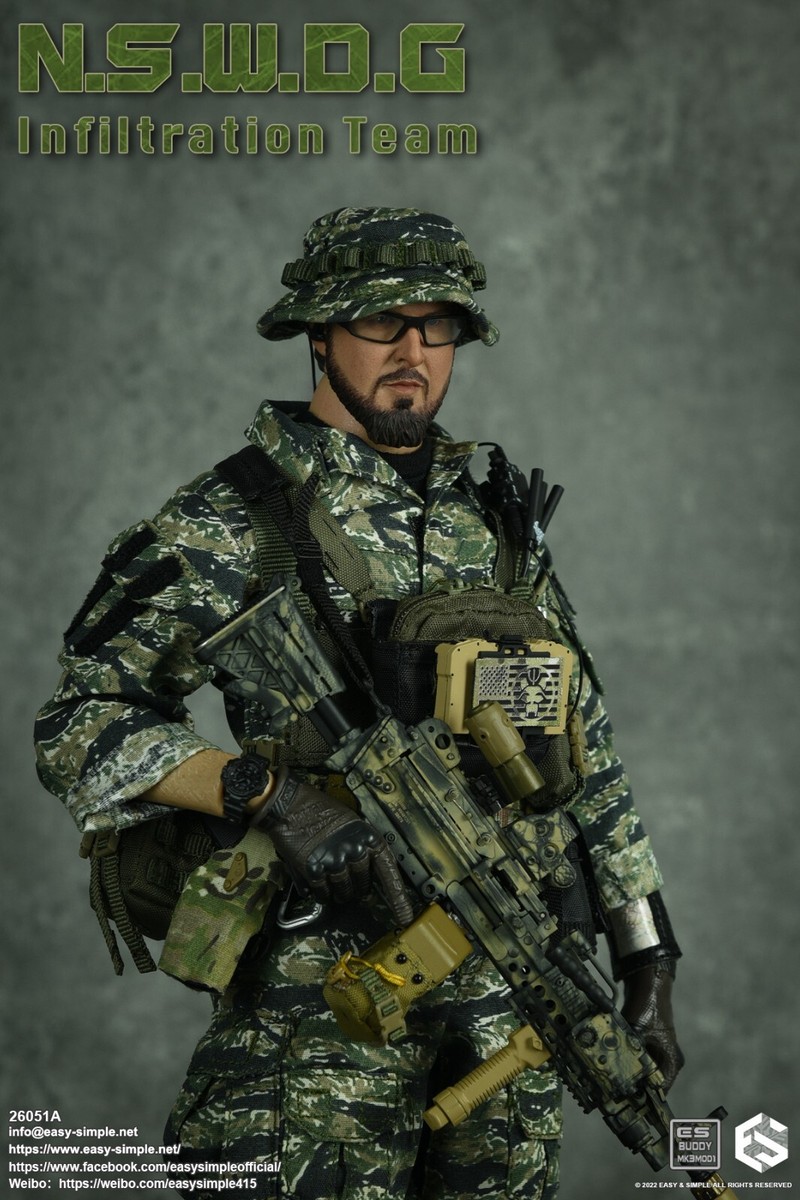1/6 E&S 26051A N.S.W.D.G Infiltration Seal Team Sonny Quinn 1/6 E&S 26051A N.S.W.D.G Infiltration Seal Team Sonny Quinn