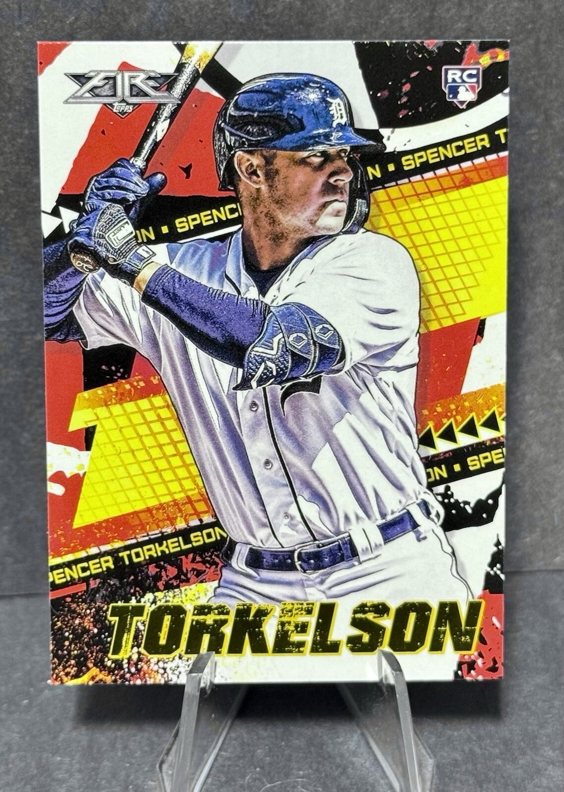 Spencer Torkelson (RC) - 2022 Topps Fire #111 Detroit Tigers Rookie