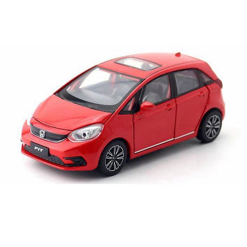 1:32 Honda Fit Model Car Diecast Alloy Zinc Toy Cars Metal Vehicle Boys Toys - Image 3 of 4