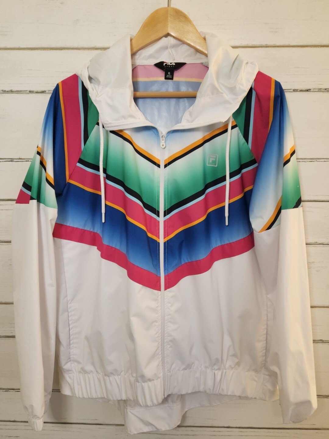 giacca a vento con cappuccio taglia XL di FILA sport