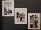 Lot de 3 - Photo ancienne Snapshot Vancouver Totem pole juillet 1960 Canada