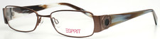 ESPRIT ET9347 535 Brown Womens Rectangle Full Rim Eyeglasses 50-17-135 B:27