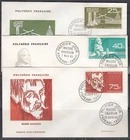 French Polynesia Scott C34-6 FDC - Opening of Gauguin Museum
