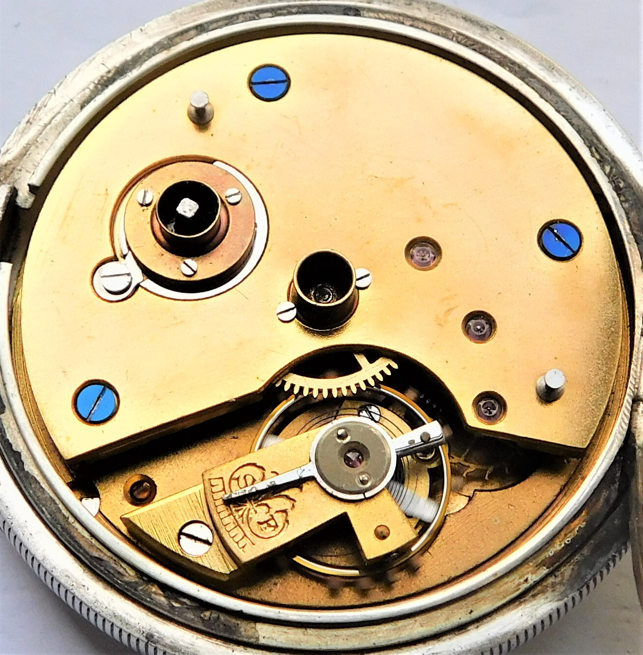 NO RESERVE HM 1908 Maldon Essex Lever Silver Pocket Watch Vintage