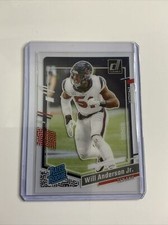 2023 Panini Donruss Clearly Will Anderson Jr #90 Rated Rookie Houston Texans NFL