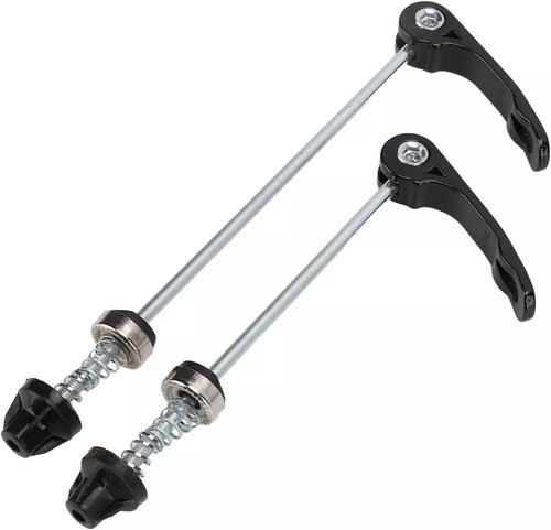 1 Pair Bike Quick Release Wheel Hub Screwers Aluminium Pair Front Rear - Picture 11 of 13