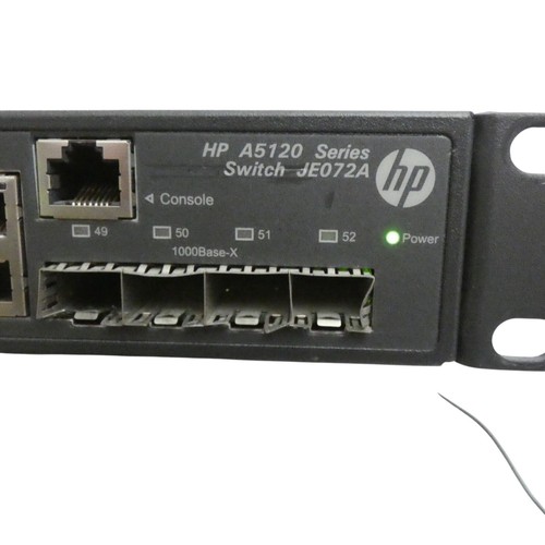 Commutateur intelligent HP S5120 J072A POE 48 commutateur Gigabit Ethernet gérable - Photo 16/24