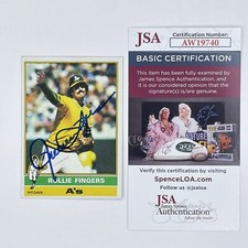 Rollie Fingers Cards, Rookie Card and Autographed Memorabilia Guide 44