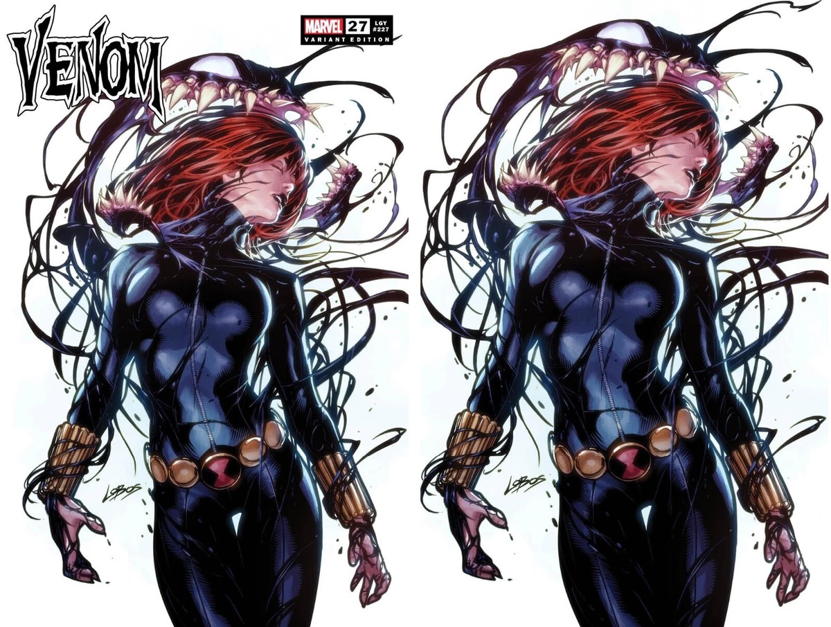 VENOM #27 (LOBOS EXCLUSIVE VENOMIZED BLACK WIDOW TRADE/VIRGIN