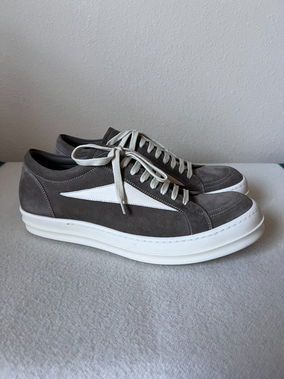 新品 44 Rick Owens Suede Vintage Sneaks