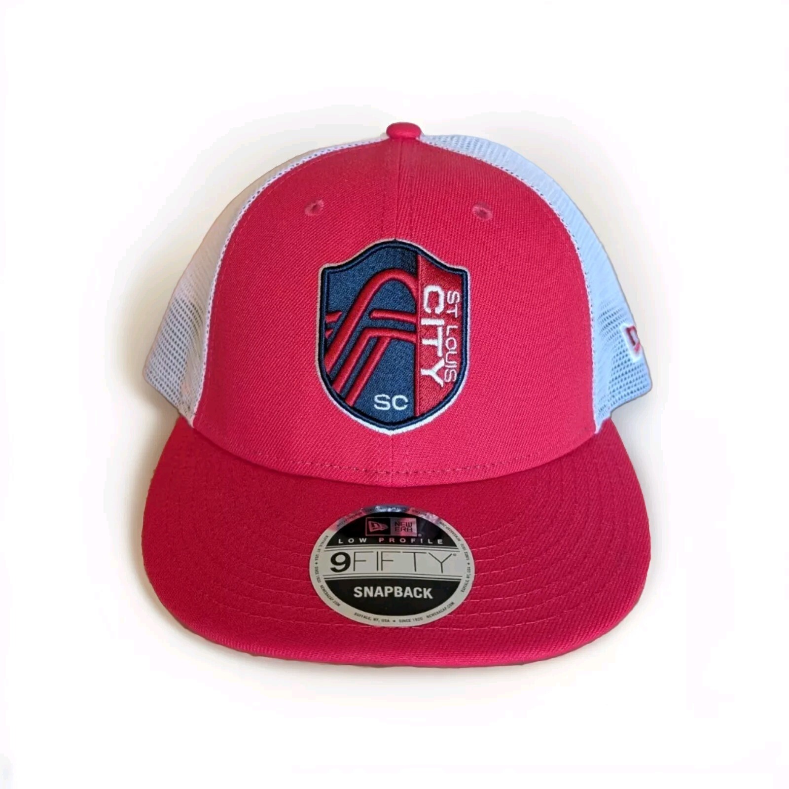 St Louis City SC Hat - New Era 9Fifty Snapback Evergreen Trucker LP 9Fifty